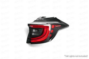 Toyota GR Yaris Tail Light Frame Cover - Carbon Fiber